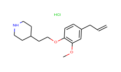 4-[2-(4-allyl-2-methoxyphenoxy)ethyl]piperidine hydrochloride
