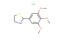 2-(3,4,5-trimethoxy-phenyl)thiazolidine hydrochloride