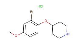 4-(2-bromo-4-methoxyphenoxy)piperidine hydrochloride