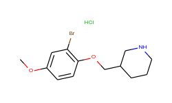 2-bromo-4-methoxyphenyl 3-piperidinylmethyl ether hydrochloride