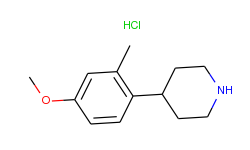 4-(4-methoxy-2-methylphenyl)piperidine hydrochloride