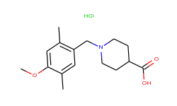 1-(4-methoxy-2,5-dimethylbenzyl)piperidine-4-carboxylic acid hydrochloride