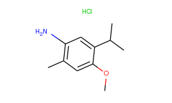 5-isopropyl-4-methoxy-2-methyl-phenylamine hydrochloride