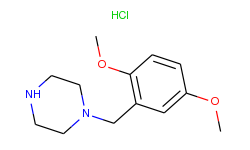 1-(2,5-dimethoxy-benzyl)-piperazine hydrochloride