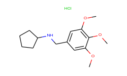 cyclopentyl-(3,4,5-trimethoxy-benzyl)-amine hydrochloride
