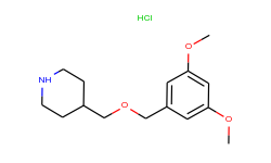 3,5-dimethoxybenzyl 4-piperidinylmethyl ether hydrochloride