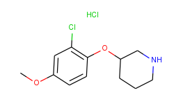 2-chloro-4-methoxyphenyl 3-piperidinyl ether hydrochloride