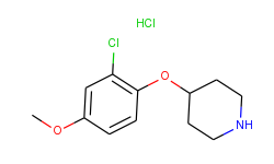 2-chloro-4-methoxyphenyl 4-piperidinyl ether hydrochloride