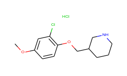 3-[(2-chloro-4-methoxyphenoxy)methyl]piperidine hydrochloride