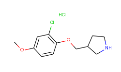 3-[(2-chloro-4-methoxyphenoxy)methyl]pyrrolidine hydrochloride