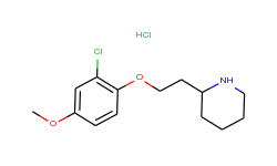 2-[2-(2-chloro-4-methoxyphenoxy)ethyl]piperidine hydrochloride