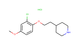 4-[2-(2-chloro-4-methoxyphenoxy)ethyl]piperidine hydrochloride