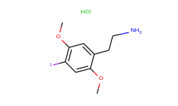 4-iodo-2,5-dimethoxyphenethylamine hydrochloride salt