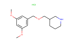 3,5-dimethoxybenzyl 3-piperidinylmethyl ether hydrochloride