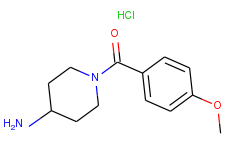 1-(4-methoxybenzoyl)piperidin-4-amine hydrochloride