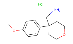 c-[4-(4-methoxy-phenyl)-tetrahydro-pyran-4-yl]-methylamine hydrochloride