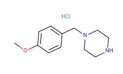 Piperazine, 1-[(4-methoxyphenyl)methyl]-, monohydrochloride