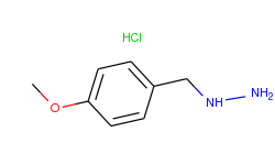 Hydrazine, [(4-methoxyphenyl)methyl]-, monohydrochloride