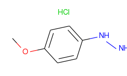 Hydrazine, (4-methoxyphenyl)-, monohydrochloride