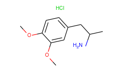 1-(3,4-dimethoxyphenyl)propan-2-amine hydrochloride salt