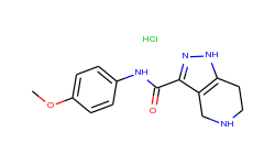n-(4-methoxyphenyl)-4,5,6,7-tetrahydro-1h-pyrazolo [4,3-c]pyridine-3-carboxamide hydrochloride