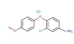 3-chloro-4-(4-methoxyphenoxy)phenylamine hydrochloride