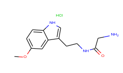 2-amino-n-[2-(5-methoxy-1h-indol-3-yl)ethyl]-acetamide hydrochloride
