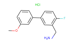 (4-fluoro-3-methoxy[1,1-biphenyl]-3-yl)-methanamine hydrochloride