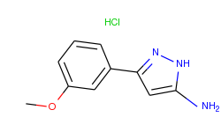 5-(3-methoxy-phenyl)-2h-pyrazol-3-ylamine hydrochloride