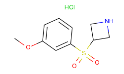 3-[(3-methoxyphenyl)sulfonyl]azetidine hydrochloride
