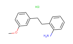 {2-[2-(3-methoxyphenyl)ethyl]phenyl}amine hydrochloride