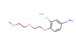 3-chloro-4-[2-(2-methoxyethoxy)ethoxy]aniline hydrochloride