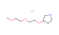 2-(2-methoxyethoxy)ethyl 3-pyrrolidinyl ether hydrochloride