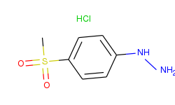 Hydrazine, [4-(methylsulfonyl)phenyl]-, monohydrochloride