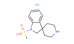 1-(methylsulfonyl)spiro[indoline-3,4-piperidine] hydrochloride