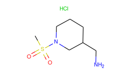 [1-(methylsulfonyl)piperidin-3-yl]methylamine hydrochloride