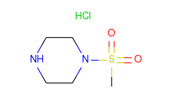 Piperazine, 1-(methylsulfonyl)-, monohydrochloride