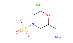 [4-(methylsulfonyl)morpholin-2-yl]methylamine hydrochloride
