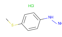 (4-methylsulfanylphenyl)hydrazine hydrochloride