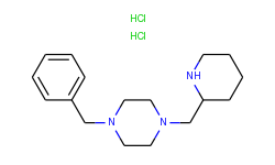 1-benzyl-4-(2-piperidinylmethyl)piperazine dihydrochloride