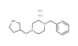 1-benzyl-4-(3-pyrrolidinylmethyl)piperazine dihydrochloride