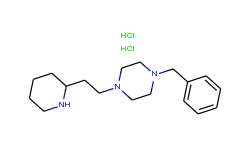 1-benzyl-4-[2-(2-piperidinyl)ethyl]piperazine dihydrochloride