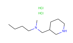 n-methyl-n-(3-piperidinylmethyl)-1-butanamine dihydrochloride