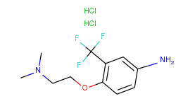 n-{2-[4-amino-2-(trifluoromethyl)phenoxy]ethyl}-n,n-dimethylamine dihydrochloride