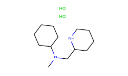 n-methyl-n-(2-piperidinylmethyl)cyclohexanamine dihydrochloride