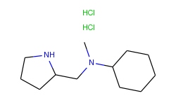 n-methyl-n-(2-pyrrolidinylmethyl)cyclohexanamine dihydrochloride