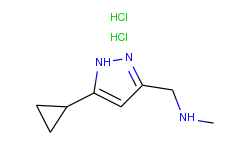 [(5-cyclopropyl-1h-pyrazol-3-yl)methyl]-methylamine dihydrochloride