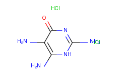 4(1H)-Pyrimidinone, 2,5,6-triamino-, dihydrochloride