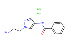 n-[1-(2-amino-ethyl)-1h-pyrazol-4-yl]-benzamide dihydrochloride