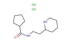 cyclopentanecarboxylic acid (2-piperidin-2-yl-ethyl)-amide dihydrochloride
